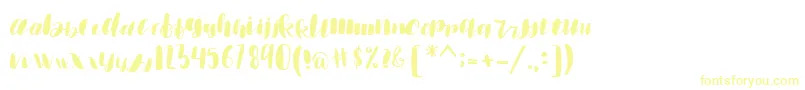 emisha Font – Yellow Fonts