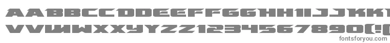 フォントemissaryexpand – 白い背景に灰色の文字