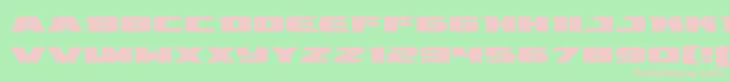 emissaryexpand Font – Pink Fonts on Green Background