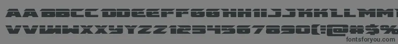 emissarylaser Font – Black Fonts on Gray Background