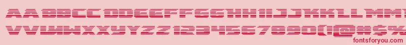 emissaryscan Font – Red Fonts on Pink Background