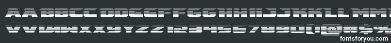 フォントemissaryscan – 白い文字