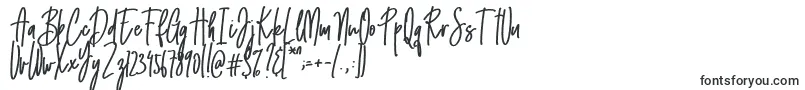 Emma signature-fontti – Käsinkirjoitetut fontit
