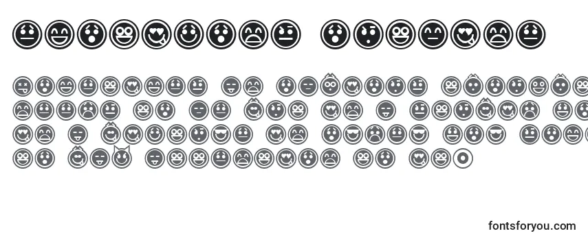 Обзор шрифта Emoticons outline