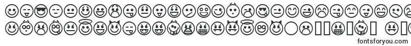 Czcionka emoticons – czcionki dla YouTube