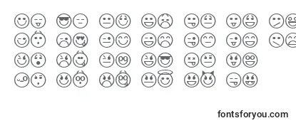 Review of the Emoticons Font