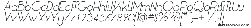 LtOksanaLightItalic-Schriftart – Schriften für Adobe Acrobat