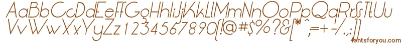 LtOksanaLightItalic Font – Brown Fonts