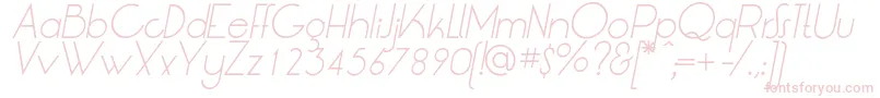 LtOksanaLightItalic Font – Pink Fonts