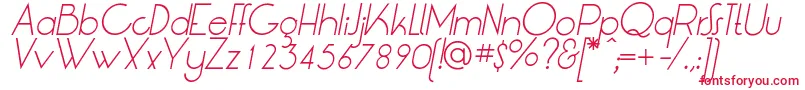 LtOksanaLightItalic Font – Red Fonts