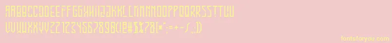 Más sobre la fuente En Garde fuente En Garde – Fuentes Amarillas Sobre Fondo Rosa