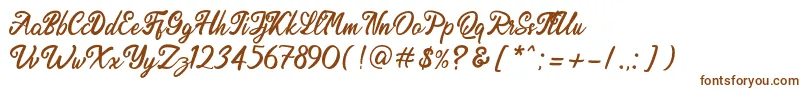 Endolitta Demo Font – Brown Fonts