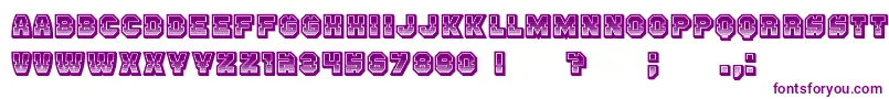 Enemy3DGradient Font – Purple Fonts