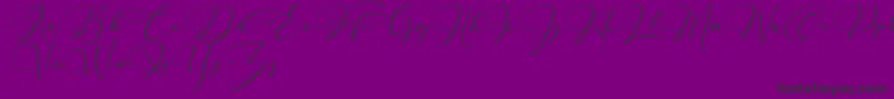 England Reality   Dafont-Schriftart – Schwarze Schriften auf violettem Hintergrund