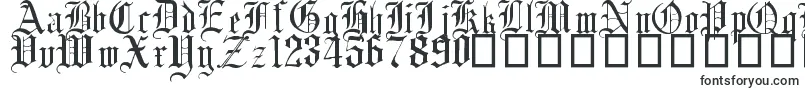 Шрифт English Gothic, 17th c – шрифты для Microsoft Office