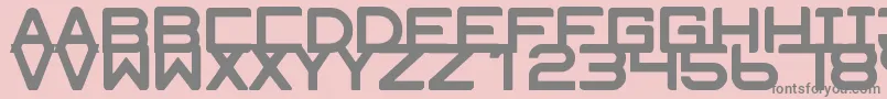 Lisätietoja Enhance-fontista Enhance-fontti – harmaat kirjasimet vaaleanpunaisella taustalla