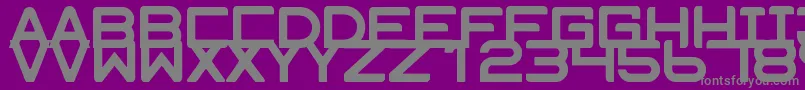 Enhance Font – Gray Fonts on Purple Background