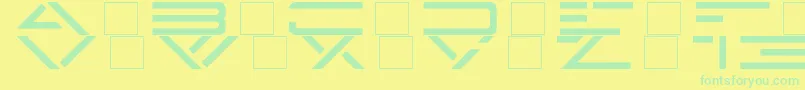 More about Enigma Key Font Enigma Key Font – Green Fonts on Yellow Background