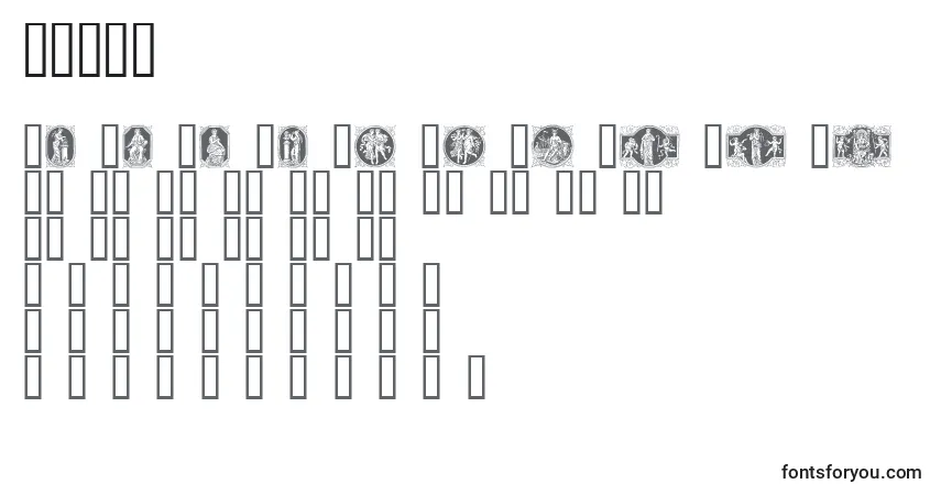 Шрифт ENKLM    – алфавит, цифры, специальные символы