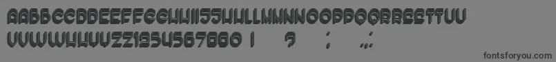 EnoughFilled Font – Black Fonts on Gray Background
