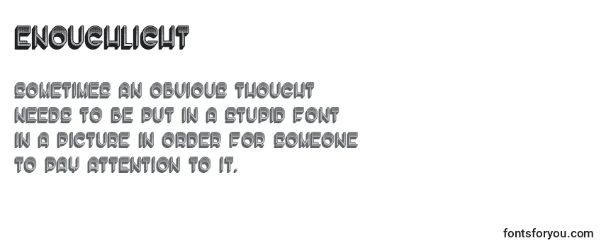 EnoughLight Font