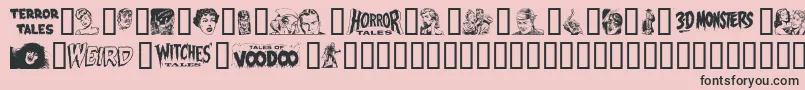 EPD2N    Font – Black Fonts on Pink Background