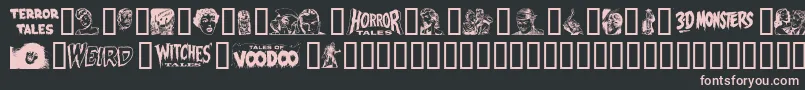 EPD2N    Font – Pink Fonts on Black Background