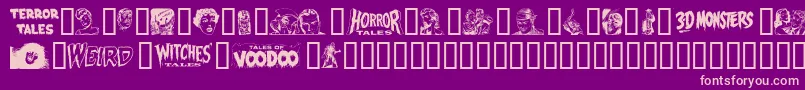 EPD2N    Font – Pink Fonts on Purple Background