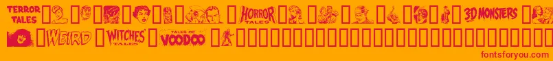 EPD2N    Font – Red Fonts on Orange Background