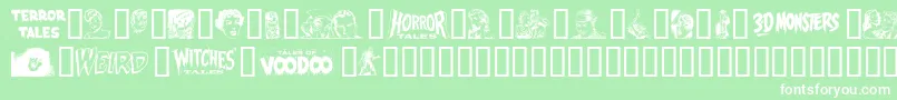 EPD2N    Font – White Fonts on Green Background