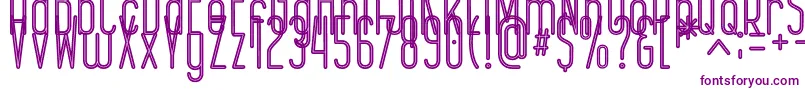 EPICENTRUM Font – Purple Fonts on White Background