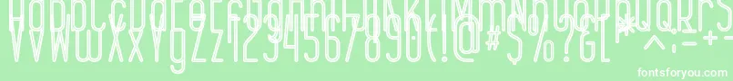 EPICENTRUM Font – White Fonts on Green Background