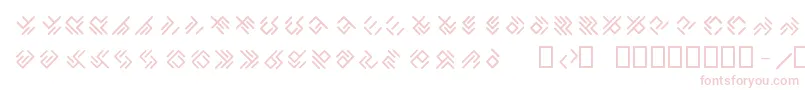 Шрифт EPTA GLYPHS  – розовые шрифты