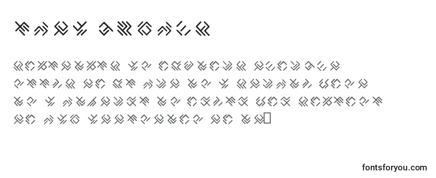 Review of the EPTA GLYPHS  Font