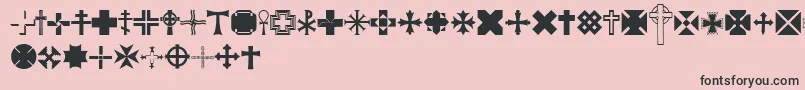 Equis Font – Black Fonts on Pink Background