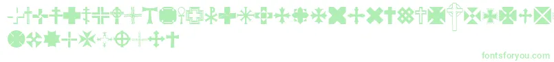 Шрифт Equis – зелёные шрифты на белом фоне