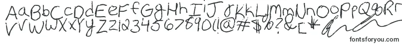 フォントErin s Handwriting – スクリプトフォント