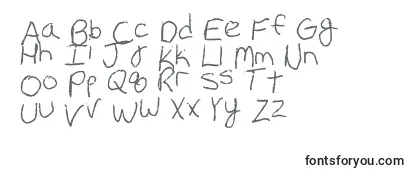 Erin s Handwriting Font