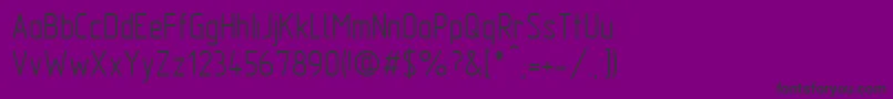 GostTypeAu Font – Black Fonts on Purple Background