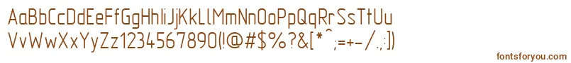 GostTypeAu Font – Brown Fonts on White Background