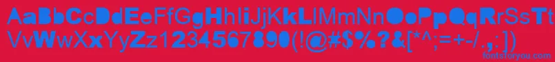 ERROR    Font – Blue Fonts on Red Background