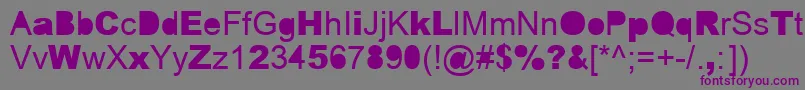 Шрифт ERROR    – фиолетовые шрифты на сером фоне