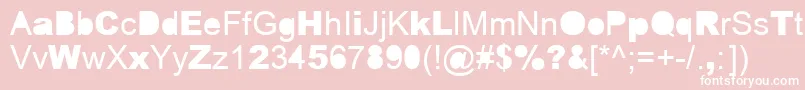 ERROR    Font – White Fonts on Pink Background