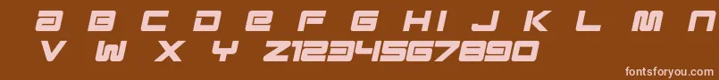 Шрифт Esba   Italic ttf Free – розовые шрифты на коричневом фоне