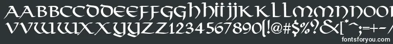 Шрифт VikkingdbNormal – белые шрифты