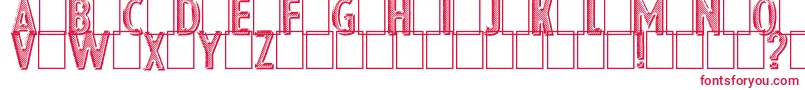 フォントEshop Advert – 赤い文字