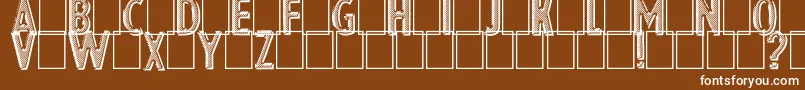Подробнее о шрифте Eshop Advert Шрифт Eshop Advert – белые шрифты на коричневом фоне