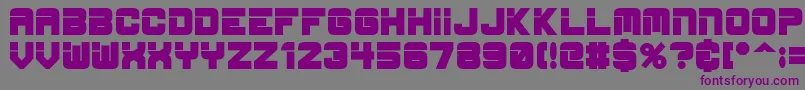 esp bold Font – Purple Fonts on Gray Background
