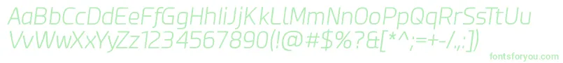 Esphimere Light Italic Font – Green Fonts