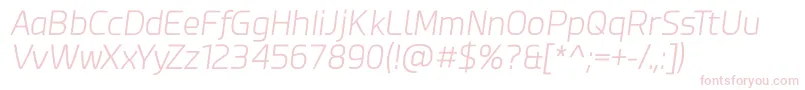 Esphimere Light Italic Font – Pink Fonts